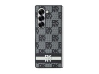 Funda DKNY con estampado de cuadros y rayas para Samsung Galaxy Z Fold 6 - negra Funda DKNY con estampado de cuadros y rayas para Samsung Galaxy Z Fold 6 - negra