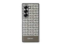 Capa DKNY com estampa repetida e listras na parte inferior para Samsung Galaxy Z Fold 6 - Marrom Capa DKNY com estampa repetida e listras na parte inferior para Samsung Galaxy Z Fold 6 - Marrom