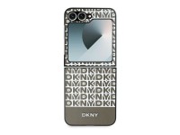 DKNY Repeat Pattern Bottom Stripe Case for Samsung Galaxy Z Flip 6 - Brown DKNY Repeat Pattern Bottom Stripe Case for Samsung Galaxy Z Flip 6 - Brown