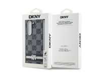 Funda DKNY con estampado de cuadros y rayas para Samsung Galaxy Z Fold 6 - negra Funda DKNY con estampado de cuadros y rayas para Samsung Galaxy Z Fold 6 - negra
