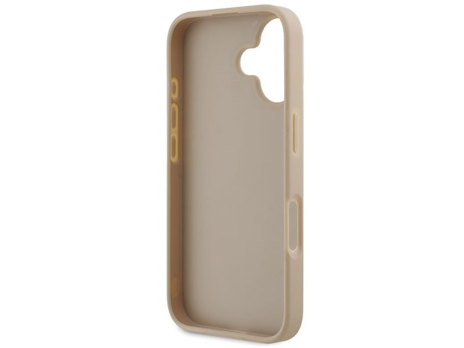 Funda para iPhone 16 de DKNY con estampado de cuadros y rayas estampadas - Rosa