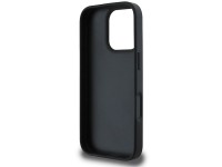 Capa DKNY com estampa xadrez e listras para iPhone 16 Pro - Preta Capa DKNY com estampa xadrez e listras para iPhone 16 Pro - Preta