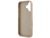 Funda para iPhone 16 de DKNY con estampado de cuadros y rayas estampadas - Rosa