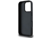 Capa DKNY com estampa xadrez e listras para iPhone 16 Pro Max - Preta