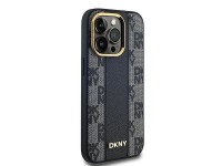 DKNY Leather Checkered Mono Pattern MagSafe Case for iPhone 13 Pro / 13 - Black DKNY Leather Checkered Mono Pattern MagSafe Case for iPhone 13 Pro / 13 - Black