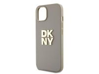 DKNY Wrist Strap Stock Logo case for iPhone 15 Plus - beige DKNY Wrist Strap Stock Logo case for iPhone 15 Plus - beige