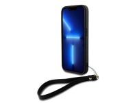 DKNY Wrist Strap Stock Logo case for iPhone 15 Pro - black DKNY Wrist Strap Stock Logo case for iPhone 15 Pro - black