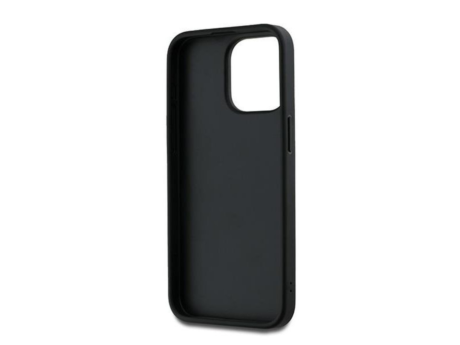 Funda con correa de muñeca DKNY con logo para iPhone 15 Pro Max - negra