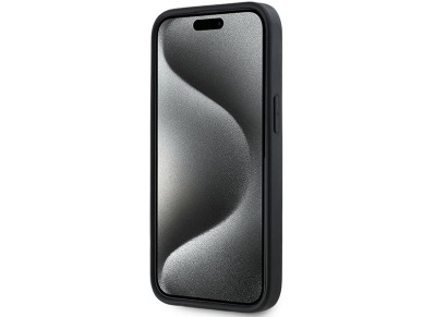 DKNY 3D Rubber Repeat Pattern case for iPhone 15 Plus - black DKNY 3D Rubber Repeat Pattern case for iPhone 15 Plus - black