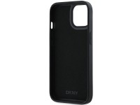 Funda DKNY 3D de goma con estampado repetitivo para iPhone 15 Plus - negra Funda DKNY 3D de goma con estampado repetitivo para iPhone 15 Plus - negra
