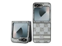 Funda DKNY con estampado de cuadros y rayas para Samsung Galaxy Z Flip 6 - Beige Funda DKNY con estampado de cuadros y rayas para Samsung Galaxy Z Flip 6 - Beige