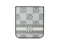 Funda DKNY con estampado de cuadros y rayas para Samsung Galaxy Z Flip 6 - Beige Funda DKNY con estampado de cuadros y rayas para Samsung Galaxy Z Flip 6 - Beige