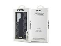 Capa DKNY em couro com estampa xadrez monocromática e MagSafe para Samsung Galaxy S24 Ultra - Preta Capa DKNY em couro com estampa xadrez monocromática e MagSafe para Samsung Galaxy S24 Ultra - Preta