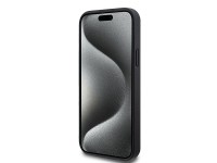 DKNY Leather Pattern Metal Logo MagSafe Case for iPhone 15/14/13 - Black DKNY Leather Pattern Metal Logo MagSafe Case for iPhone 15/14/13 - Black
