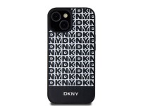 DKNY Leather Printed Pattern Metal Logo MagSafe Case for iPhone 15/14/13 - Black DKNY Leather Printed Pattern Metal Logo MagSafe Case for iPhone 15/14/13 - Black