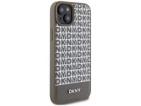 Funda DKNY de piel con estampado y logotipo metálico MagSafe para iPhone 15 / 14 / 13 - Marrón Funda DKNY de piel con estampado y logotipo metálico MagSafe para iPhone 15 / 14 / 13 - Marrón
