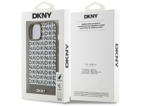 Funda DKNY de piel con estampado y logotipo metálico MagSafe para iPhone 15 / 14 / 13 - Marrón Funda DKNY de piel con estampado y logotipo metálico MagSafe para iPhone 15 / 14 / 13 - Marrón