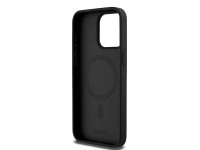 DKNY Leather Monogram Pattern Metal Logo MagSafe Case for iPhone 15 Pro Max - Black DKNY Leather Monogram Pattern Metal Logo MagSafe Case for iPhone 15 Pro Max - Black
