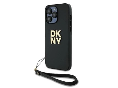 DKNY Wrist Strap Stock Logo case for iPhone 14 Pro - black DKNY Wrist Strap Stock Logo case for iPhone 14 Pro - black