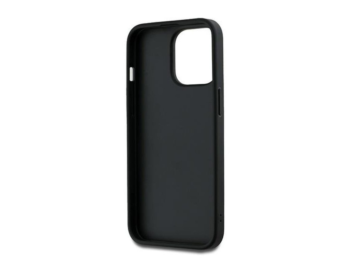 Funda con correa de muñeca DKNY con logo para iPhone 14 Pro Max - negra