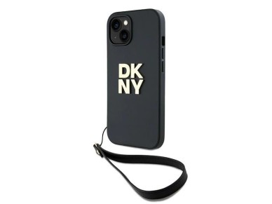 DKNY Wrist Strap Stock Logo case for iPhone 14 / 15 / 13 - black DKNY Wrist Strap Stock Logo case for iPhone 14 / 15 / 13 - black