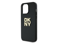 Funda con correa de muñeca DKNY con logo para iPhone 14 Pro Max - negra Funda con correa de muñeca DKNY con logo para iPhone 14 Pro Max - negra