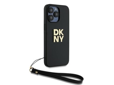 DKNY Wrist Strap Stock Logo case for iPhone 14 Pro Max - black DKNY Wrist Strap Stock Logo case for iPhone 14 Pro Max - black
