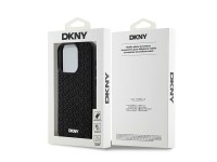 DKNY 3D Rubber Repeat Pattern case for iPhone 15 Pro - black DKNY 3D Rubber Repeat Pattern case for iPhone 15 Pro - black