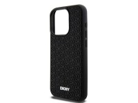 DKNY 3D Rubber Repeat Pattern case for iPhone 15 Pro - black DKNY 3D Rubber Repeat Pattern case for iPhone 15 Pro - black