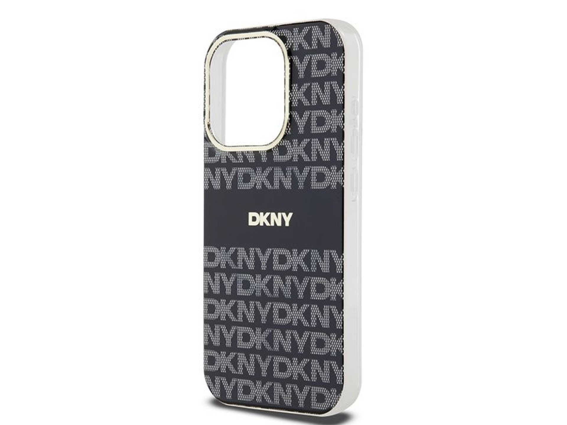 DKNY IML Mono & Stripe MagSafe case for iPhone 15 Pro Max - black