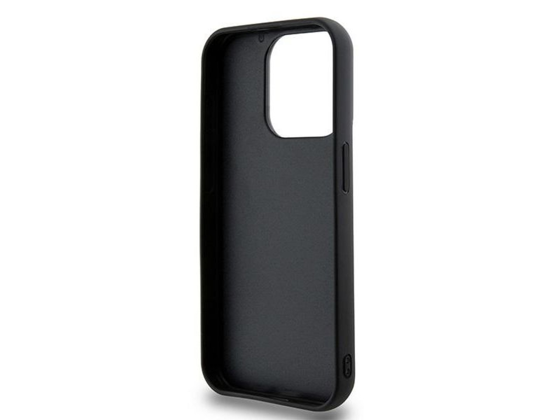 DKNY 3D Rubber Repeat Pattern case for iPhone 15 Pro - black