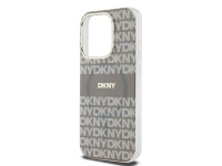 Funda DKNY IML Mono & Stripe MagSafe para iPhone 15 Pro Max - beige Funda DKNY IML Mono & Stripe MagSafe para iPhone 15 Pro Max - beige