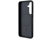 DKNY Leather Pattern Metal Logo MagSafe case for Samsung Galaxy S24 - black DKNY Leather Pattern Metal Logo MagSafe case for Samsung Galaxy S24 - black
