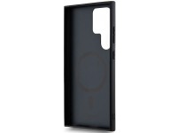 DKNY Leather Pattern Metal Logo MagSafe case for Samsung Galaxy S24 Ultra - black DKNY Leather Pattern Metal Logo MagSafe case for Samsung Galaxy S24 Ultra - black
