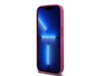 DKNY Leather Monogram Pattern Metal Logo MagSafe Case for iPhone 15 Pro - Pink DKNY Leather Monogram Pattern Metal Logo MagSafe Case for iPhone 15 Pro - Pink
