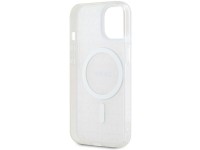 Funda MagSafe DKNY IML Mono & Stripe para iPhone 15 Plus / 14 Plus - Rosa