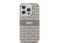 DKNY IML Mono & Stripe MagSafe case for iPhone 15 Pro - beige DKNY IML Mono & Stripe MagSafe case for iPhone 15 Pro - beige