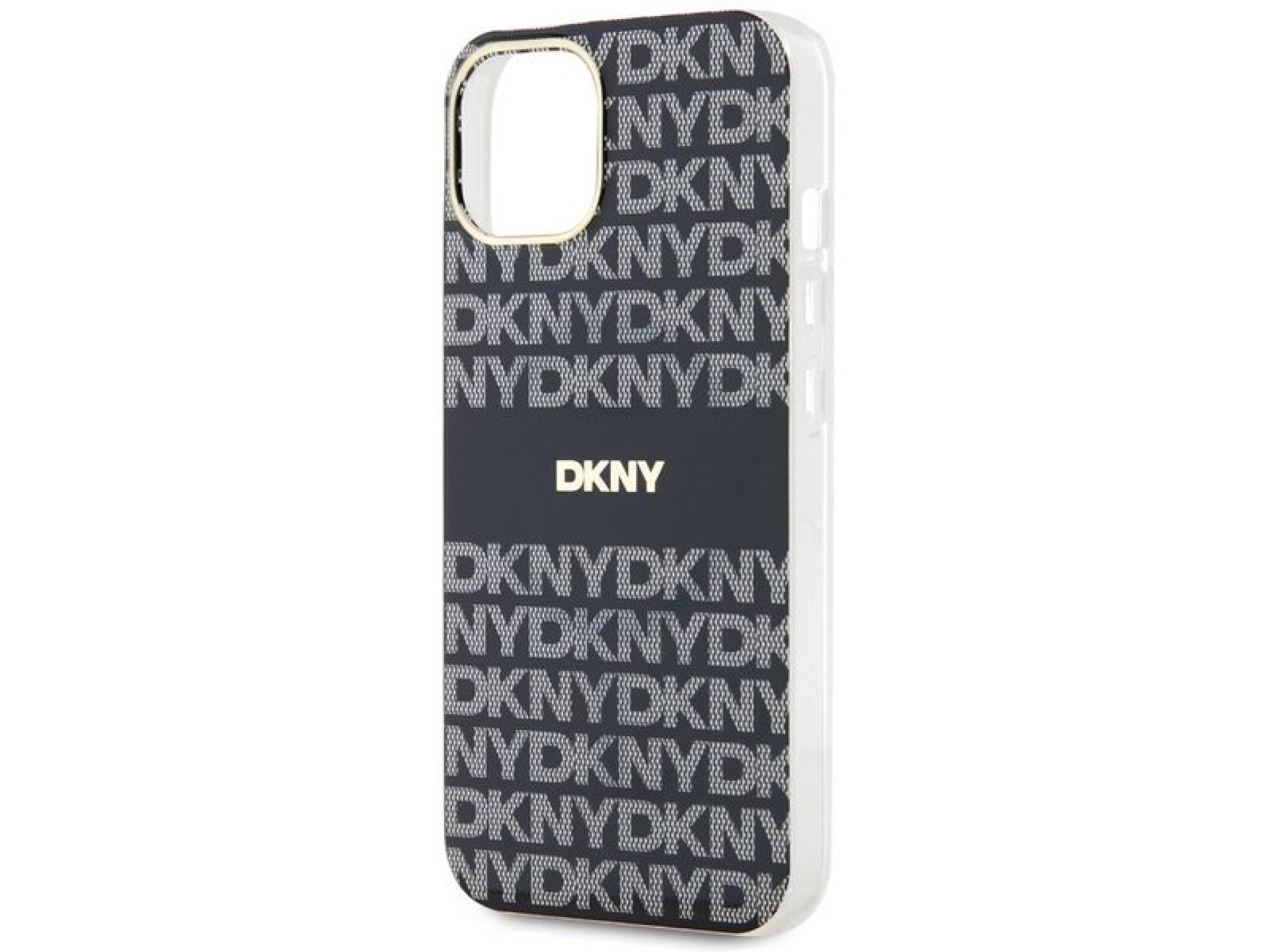 DKNY IML Mono & Stripe MagSafe Case for iPhone 15 Plus / 14 Plus - Black