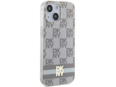 DKNY IML Checkered Mono Pattern & Printed Stripes MagSafe Case for iPhone 15 Plus / 14 Plus - Beige DKNY IML Checkered Mono Pattern & Printed Stripes MagSafe Case for iPhone 15 Plus / 14 Plus - Beige