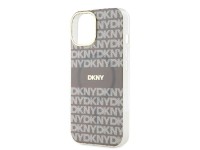 Funda DKNY IML Mono & Stripe MagSafe para iPhone 15 / 14 / 13 - beige Funda DKNY IML Mono & Stripe MagSafe para iPhone 15 / 14 / 13 - beige