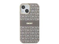 Funda DKNY IML Mono & Stripe MagSafe para iPhone 15 / 14 / 13 - beige Funda DKNY IML Mono & Stripe MagSafe para iPhone 15 / 14 / 13 - beige