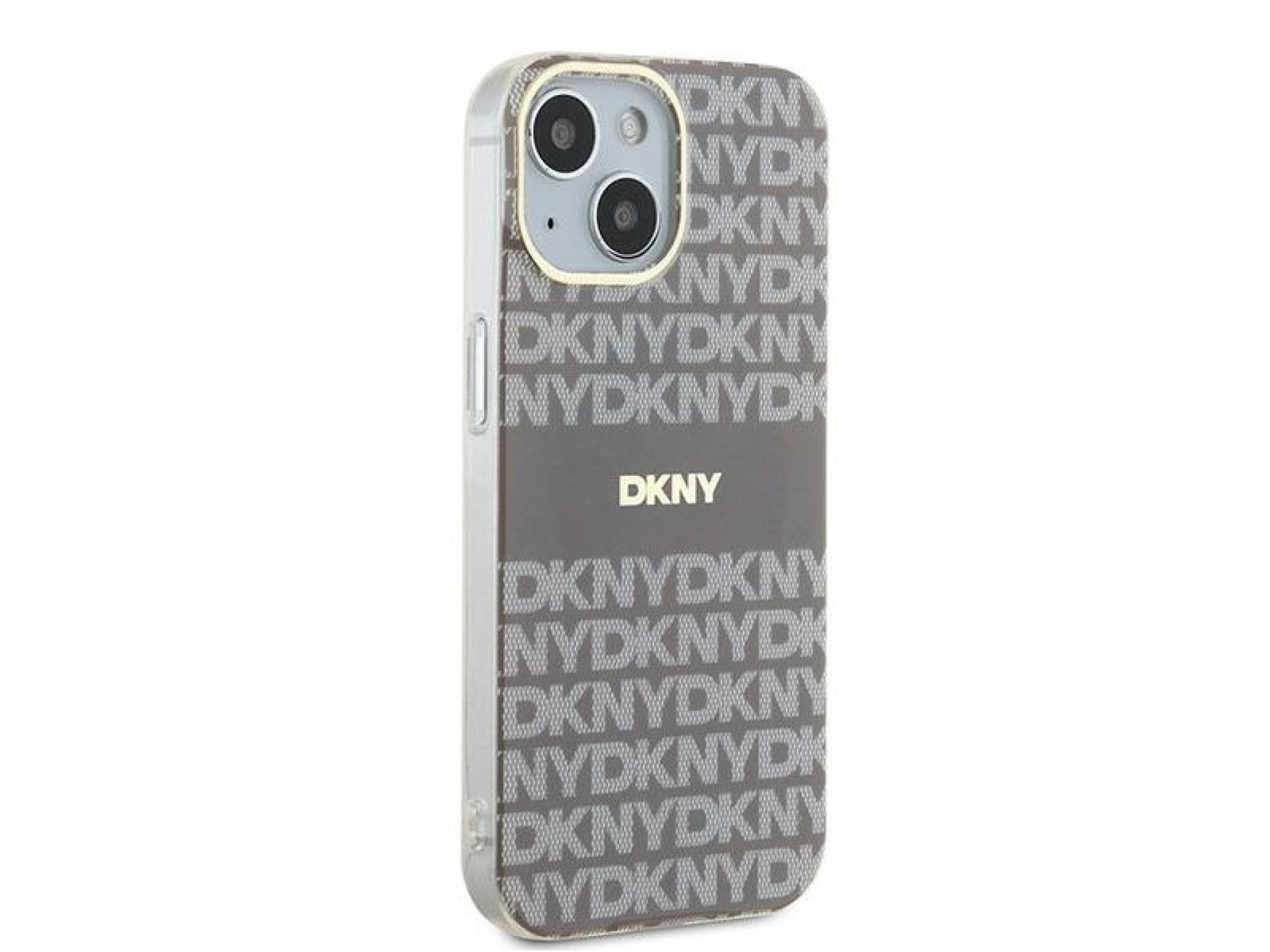 DKNY IML Mono & Stripe MagSafe case for iPhone 15 / 14 / 13 - beige