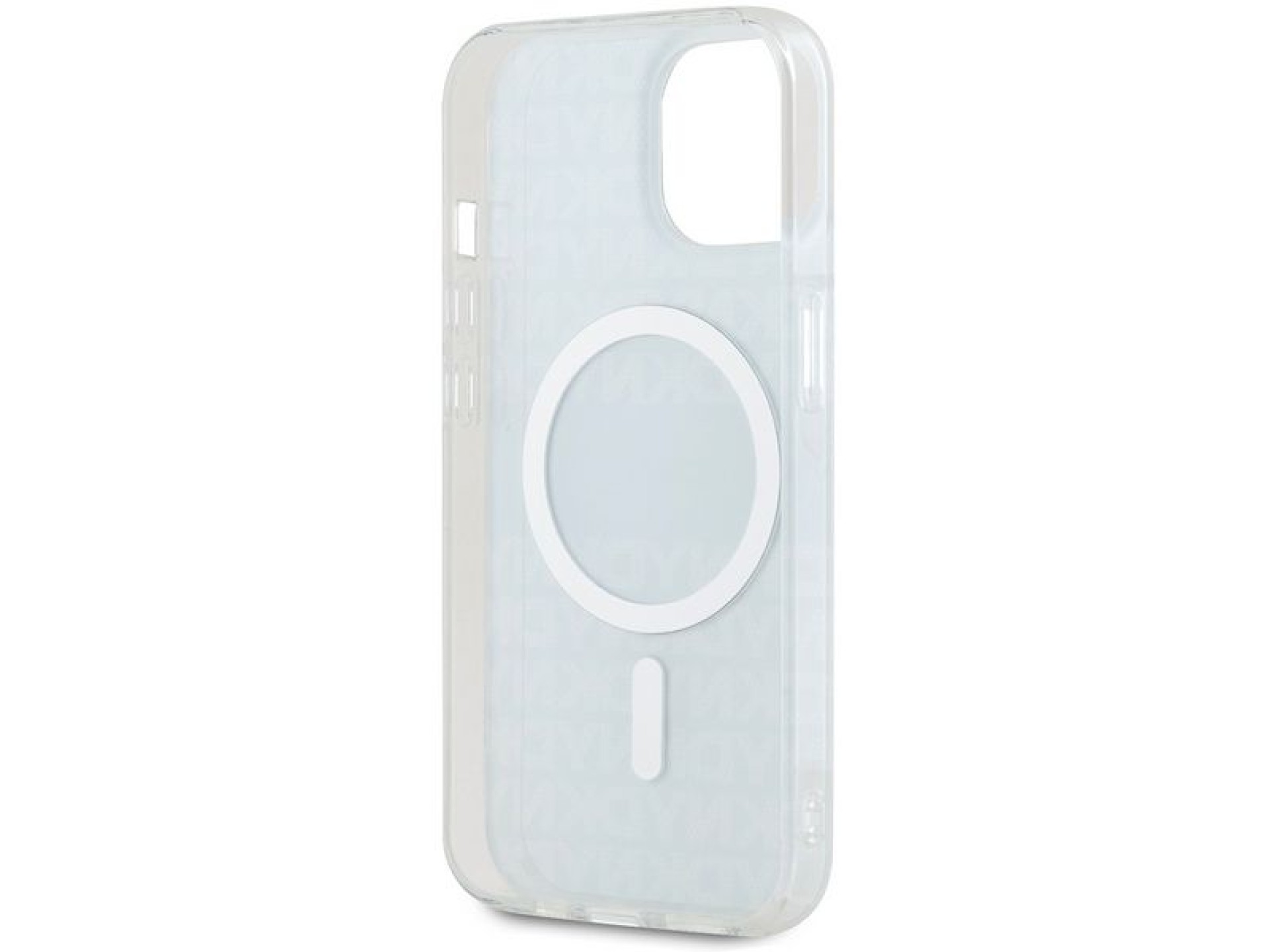 Funda DKNY IML Mono & Stripe MagSafe para iPhone 15 / 14 / 13 - azul