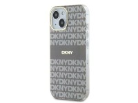 Funda DKNY IML Mono & Stripe MagSafe para iPhone 15 / 14 / 13 - beige Funda DKNY IML Mono & Stripe MagSafe para iPhone 15 / 14 / 13 - beige