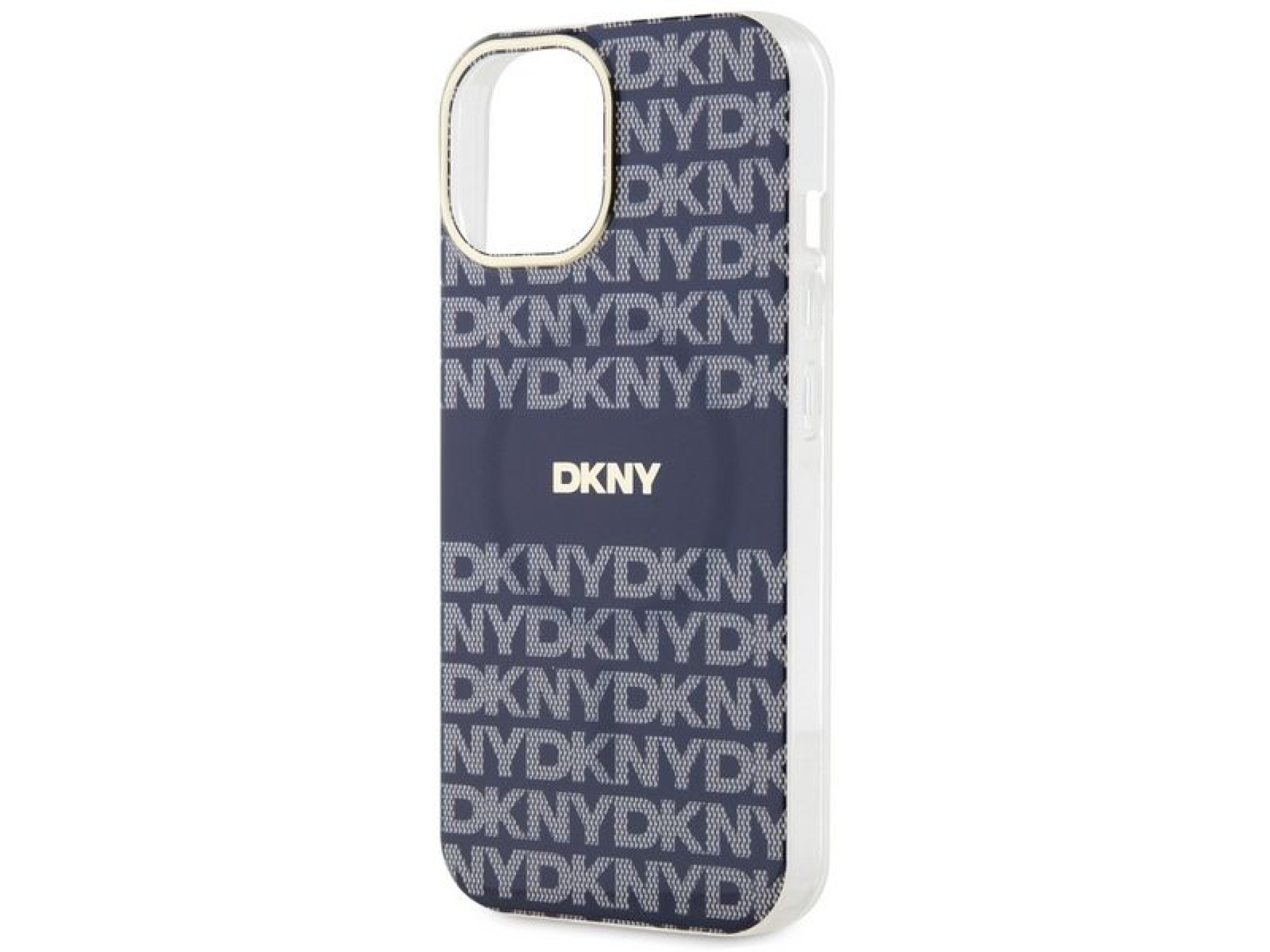 Funda DKNY IML Mono & Stripe MagSafe para iPhone 15 / 14 / 13 - azul