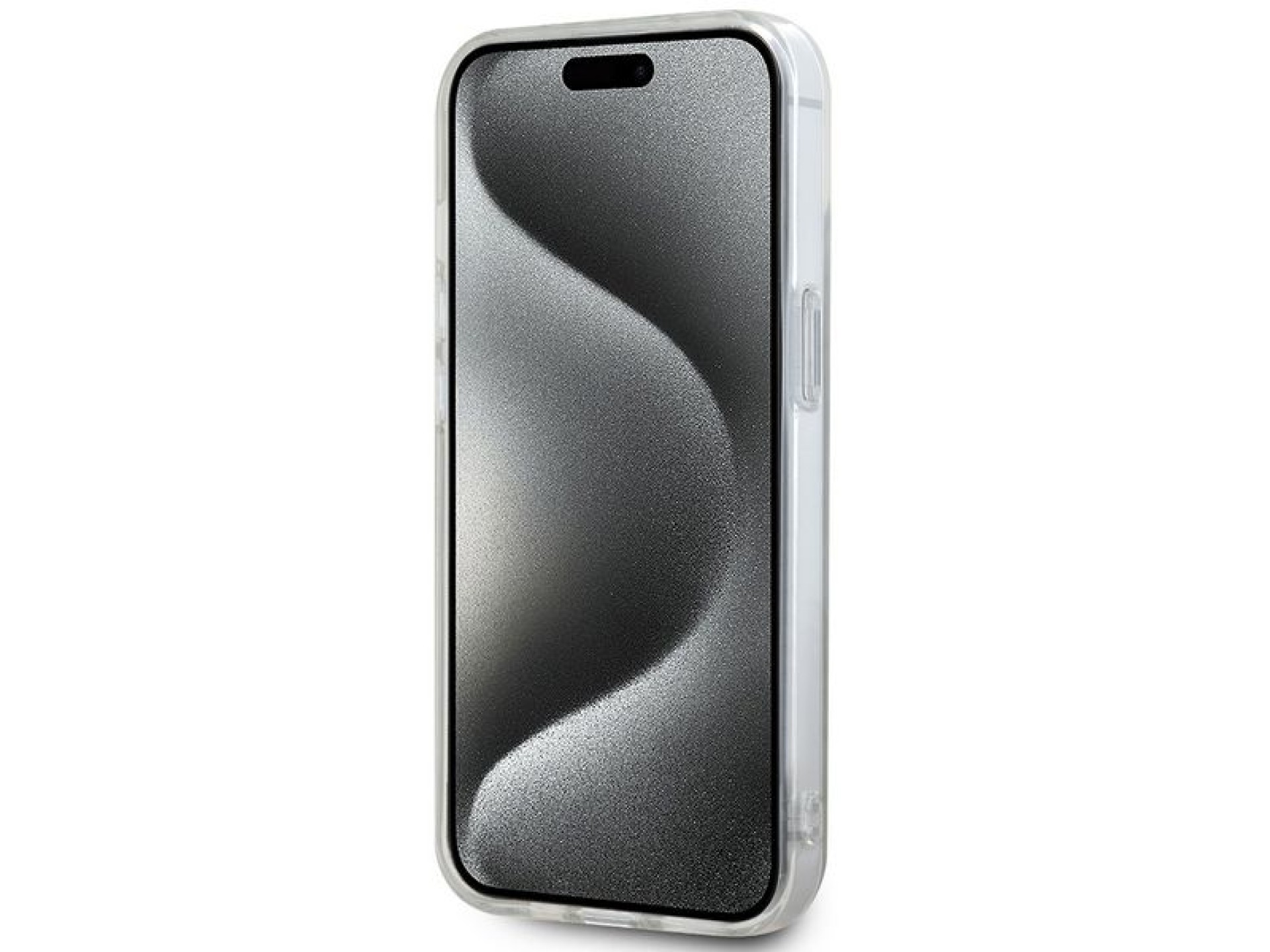DKNY IML Checkered Mono Pattern & Printed Stripes MagSafe case for iPhone 15 / 14 / 13 - beige