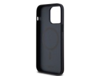 DKNY Leather Monogram Pattern Metal Logo MagSafe Case for iPhone 14 Pro Max - Black DKNY Leather Monogram Pattern Metal Logo MagSafe Case for iPhone 14 Pro Max - Black