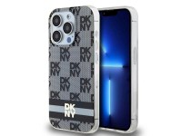 DKNY IML Checkered Mono Pattern & Printed Stripes MagSafe Case for iPhone 15 Pro - Black DKNY IML Checkered Mono Pattern & Printed Stripes MagSafe Case for iPhone 15 Pro - Black