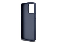 DKNY Leather Mono Stripe & Metal Logo case for iPhone 15 Pro Max - blue DKNY Leather Mono Stripe & Metal Logo case for iPhone 15 Pro Max - blue