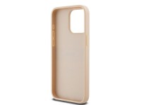 DKNY Leather Mono Stripe & Metal Logo case for iPhone 15 Pro Max - pink DKNY Leather Mono Stripe & Metal Logo case for iPhone 15 Pro Max - pink
